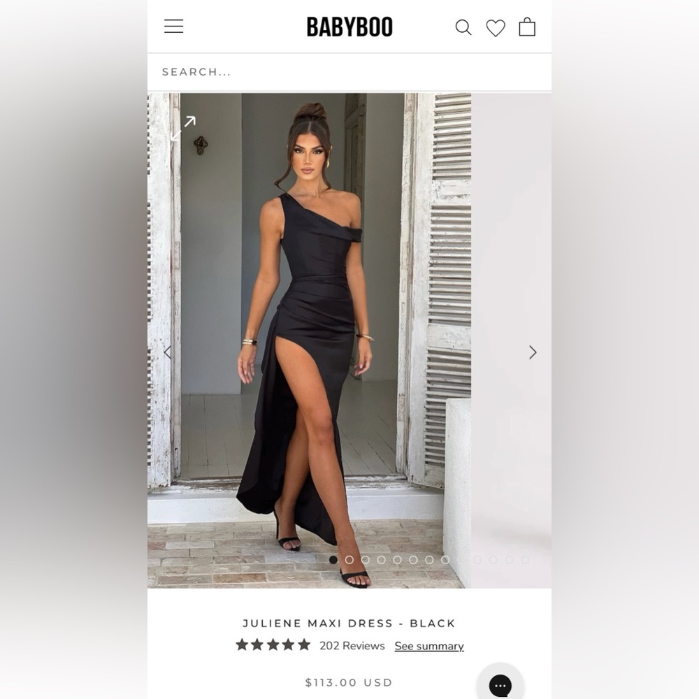 Black Asymmetrical Ruched One-Shoulder Gown